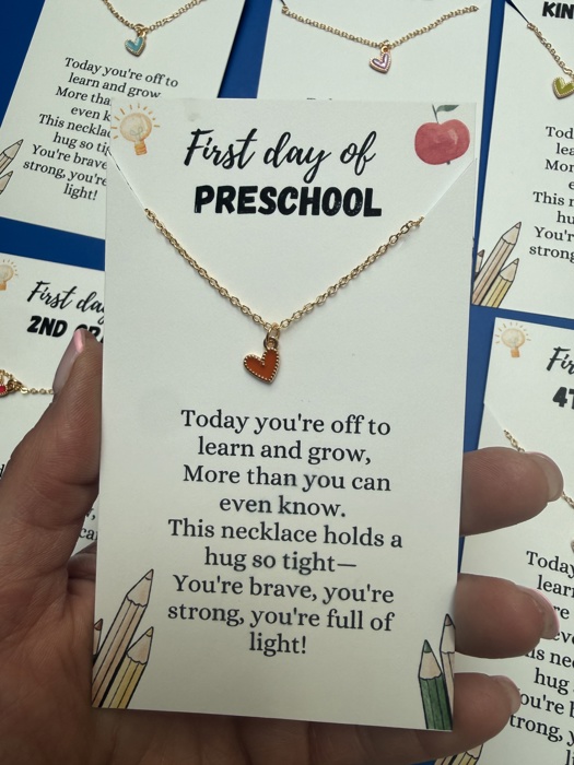 Kindergarten back to school gift for first day of school for prek pocket hug with card and felt Ghost gift for kids