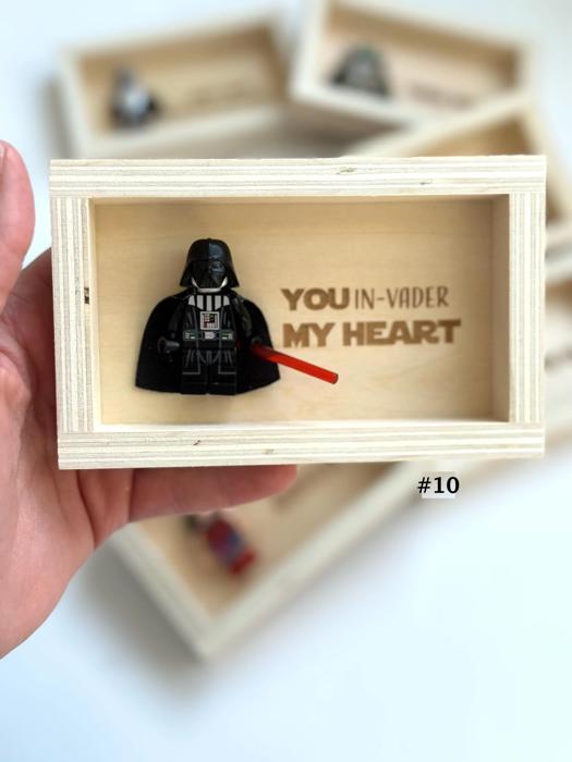 Superhero Shadow Box Valentine Gift | Funny Gift for Him