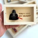 Darth Vader Superhero Shadow Box Valentine Gift | Funny Gift for Him