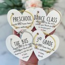 Teacher Appreciation End of Year Teacher Gift Knot Bangle & Heart Card! Teacher thank you! NON-Tarnish!