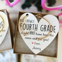  Teacher Appreciation End of Year Teacher Gift Knot Bangle & Heart Card! Teacher thank you! NON-Tarnish!