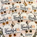  Thankful Heart Teacher Gift! Tortoise Shell Heart Studs, Gratitude Gift! Card, box & ribbon included!