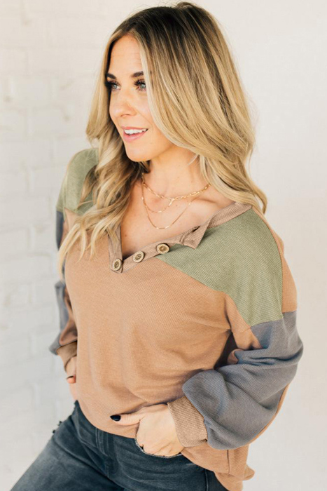 Autumn Hues Henley