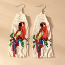  Very Carrot Handmade Ocean Sunrise Fringe Earrings