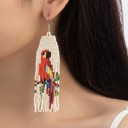  Very Carrot Handmade Ocean Sunrise Fringe Earrings