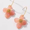  Floral Charm Hoop Earrings