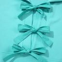  Aqua Bow Sailor Shift Dress