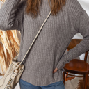  Cozy Mist Ribbed High Neck