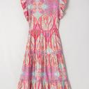  Sunset Paisley Breeze Midi Dress
