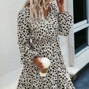  SALE!  Last Piece - Size S - Abstract Dots Long Sleeve Dress