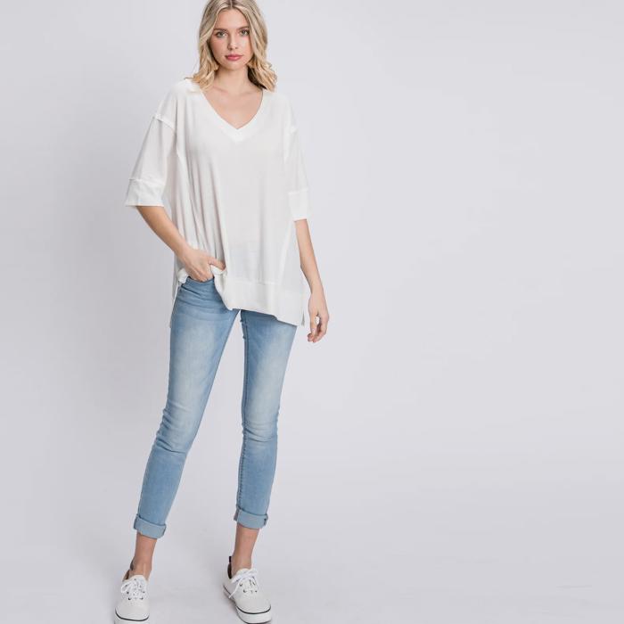 SALE - Size S only - Lovely Lightweight Thermal Top