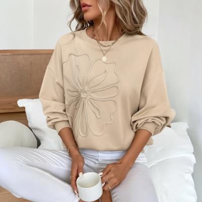 Soft Bloom Embroidered Sweatshirt