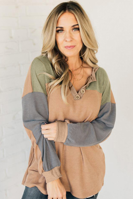 Autumn Hues Henley