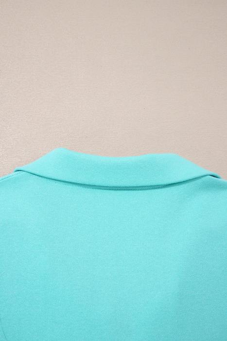Aqua Bow Sailor Shift Dress