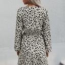  SALE!  Last Piece - Size S - Abstract Dots Long Sleeve Dress