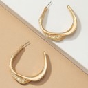  Very Carrot Spiral Twist Hoop Earrings