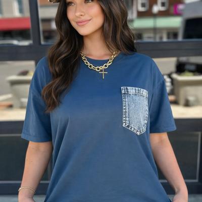 Denim Pocket Patriot Tee