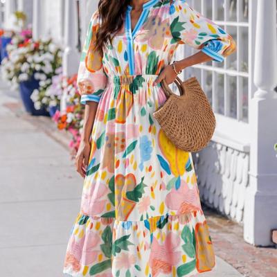 Sunlit Garden Breeze Midi Dress