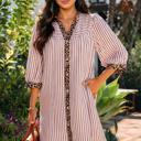  Savannah Stripe Wild Charm Dress