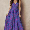  Vivid Floral Twist Maxi Dress