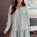  Willow Lane Striped Shirt Dress