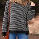  Striped Ease Knit Pullover