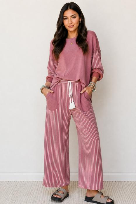 Fuchsia Stripe Daydream Set