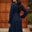  Midnight Poise Wrap Dress
