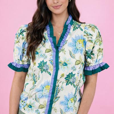 Leopard Luxe Ruffle Shirt