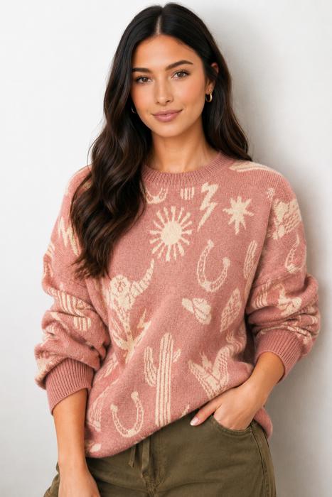 Desert Rose Trail Sweater