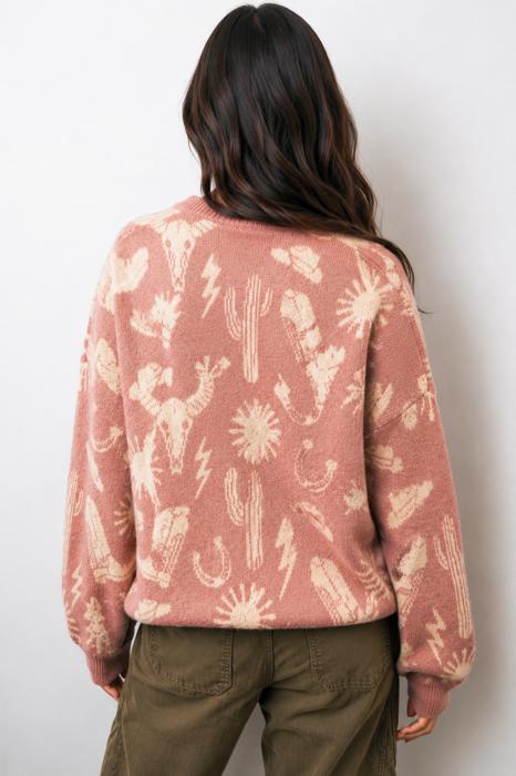 Desert Rose Trail Sweater