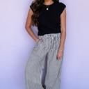 Harbor Breeze Stripe Wide Leg Pants