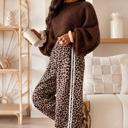  Wild Rush Leopard Side Stripe Pants