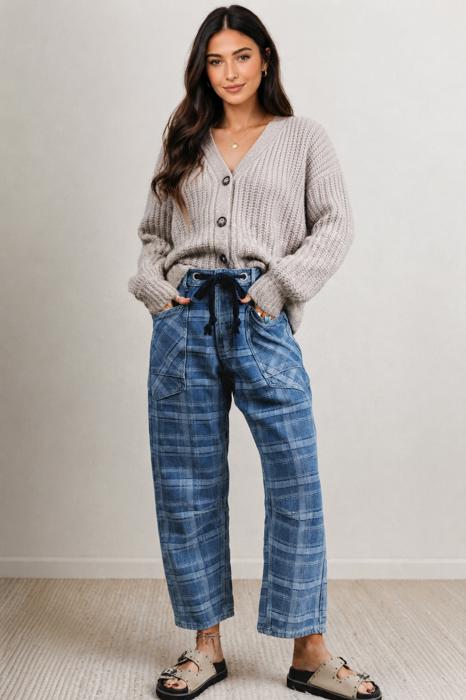 Blue Ridge Plaid Drawstring Pants