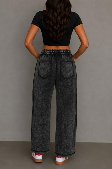 Midnight Drift Mineral Wash Lounge Pants