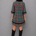  Holiday Hearth Plaid Shift Dress
