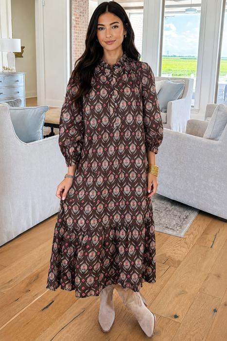 Autumn Keepsake Floral Maxi Dress