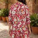  Harvest Bloom Ruffle Mini Dress