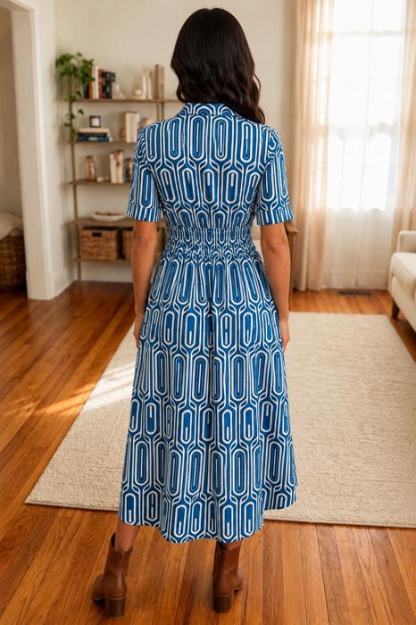 Coastal Rhythm Maxi Dress