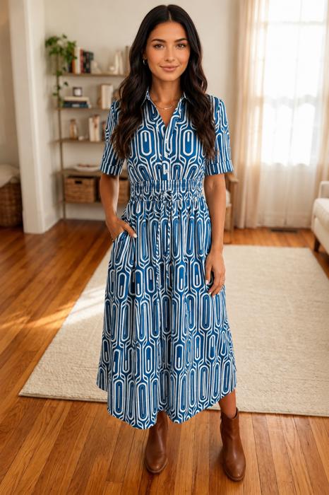 Coastal Rhythm Maxi Dress