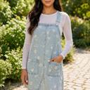  Wildflower Lane Denim Pinafore Dress