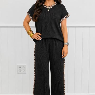 Wild Rhythm Ribbed Lounge Set