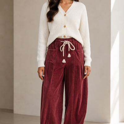 Crimson Trail Corduroy Barrel Pants