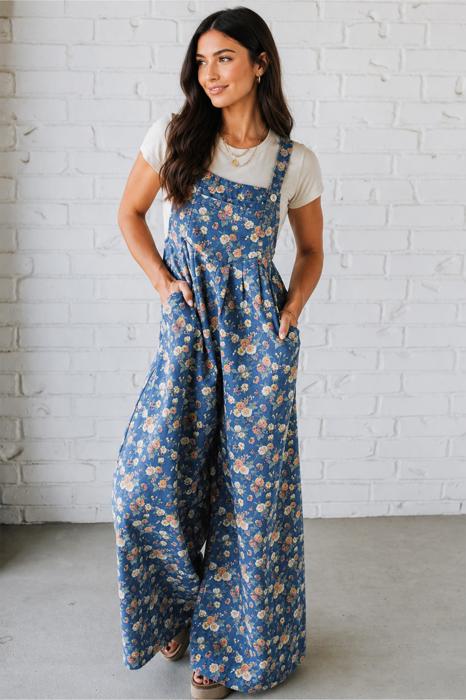 Bluebell Meadow Overall Jumpsuit
