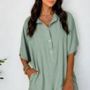  Sage Breeze Relaxed Romper