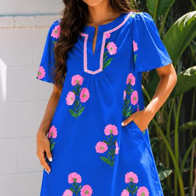 Bloom & Breeze Floral Shift Dress