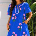  Bloom & Breeze Floral Shift Dress