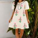 Ivory Small Bloom & Breeze Floral Shift Dress