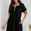  Midnight Match Point Zip Dress