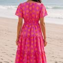  Pink Lemonade Polka Dot Midi Dress